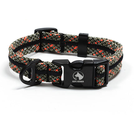 Adventure Dog Collar - Greens/Yellows