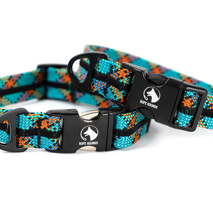 Adventure Dog Collar - Blues