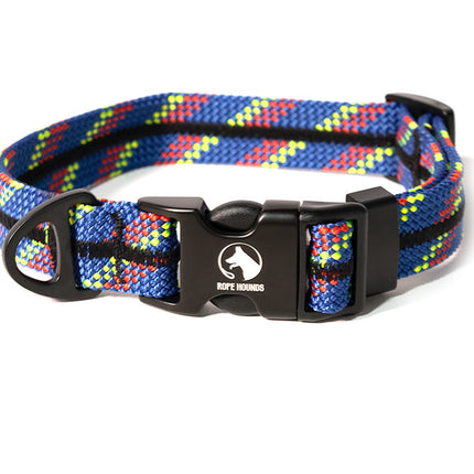 Adventure Dog Collar - Blues