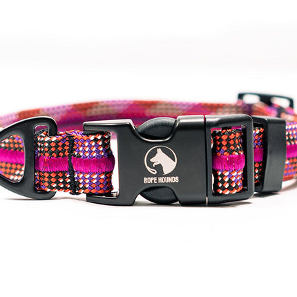 Adventure Dog Collar - Pinks/Purples