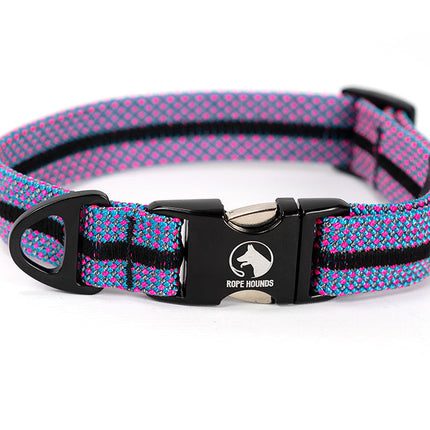 Adventure Dog Collar - Pinks/Purples