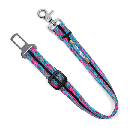 Dog Seat Belt - Pinks/Purples