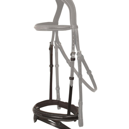 Replacement Noseband of ExionPro Designer Stitched Mono Crown Piece Snaffle Bridle