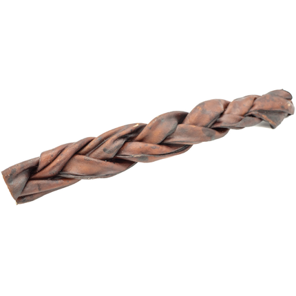 10-12 Inch Small Braided Collagen Stick