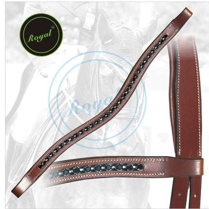 ExionPro Designer Perfect Black linked Crystal Browband