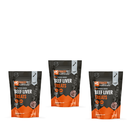 Beef Liver Raw Freeze Dried - 4oz Bag TP