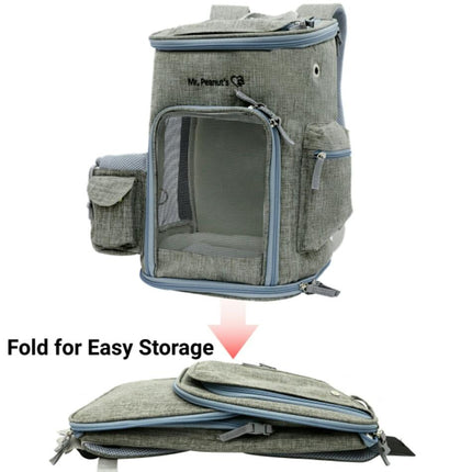 Mr. Peanut's Vancouver Series Backpack Pet Carrier for Smaller Cats and Dogs