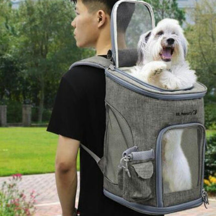Mr. Peanut's Vancouver Series Backpack Pet Carrier for Smaller Cats and Dogs