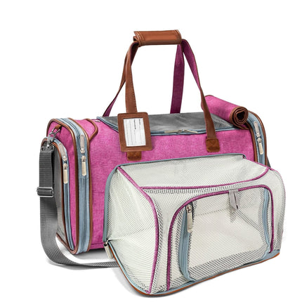 Mr. Peanut's Gold Series Standard Size Airline Compliant Expandable Pet Carrier