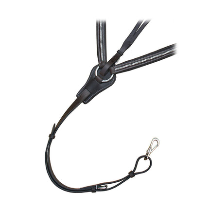 ExionPro 5 Point Bling Breastplate with Elastic & Sheepskin Padding