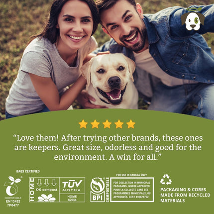 Compostable Pet Waste Bags - 360 Bags