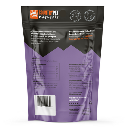Venison Organs Raw Freeze Dried - 2.7oz Bag TP