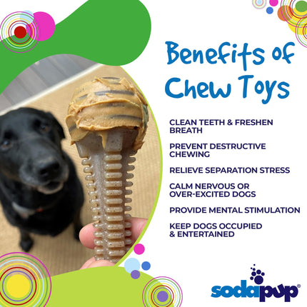 Honey Bone  Dental Tower eChew Ultra Durable Nylon Dog Chew Toy - original