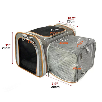 Mr. Peanut's Platinum Series Expandable Pet Carrier