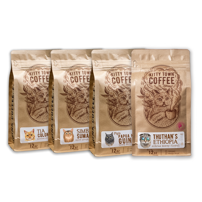 Single Origin Sampler: Simba, Tia, Pip & Thuthan