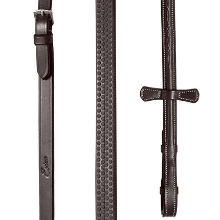 ExionPro Rubber Reins with Fancy Stitching