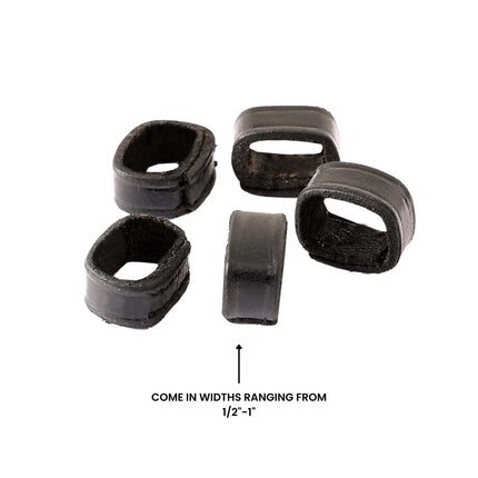 ExionPro Leather Keepers & Loops (Pack of 5)