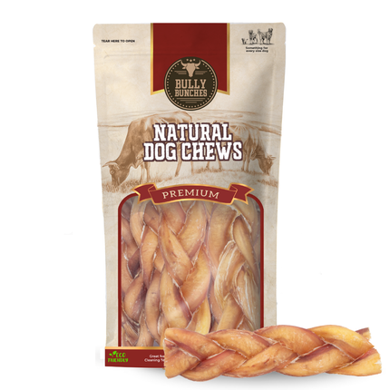 6 Inch Jumbo Braided Bully Stick