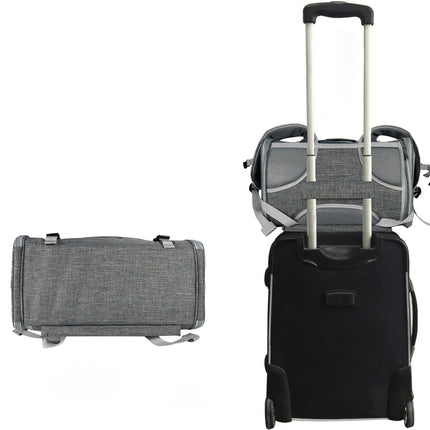 Mr. Peanut's Monterey Series Airline Compliant Horizontal Backpack Pet Carrier