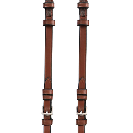 ExionPro Bridle Cheek Pieces With Buckle Fastening - Matching Stitching
