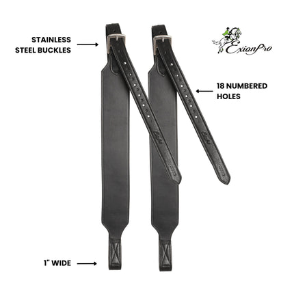 ExionPro Wide Stirrup Leathers