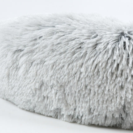 Mr. Peanut's 28" OrthoPlush® Pet Bed - Snowflake White Two Tone
