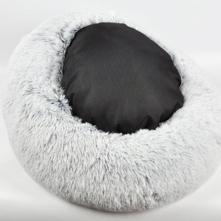 Mr. Peanut's 28" OrthoPlush® Pet Bed - Snowflake White Two Tone