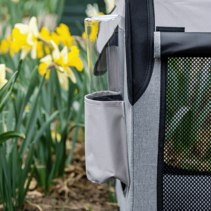 Water Bottle Dispenser For The Foldable Travel Dog Crate By DogGoods ™