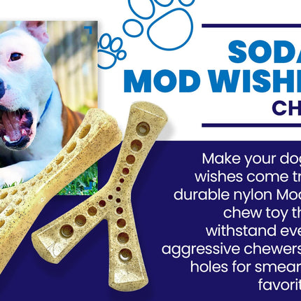 MOD Wishbone eChew Ultra Durable Nylon Dog Chew Toy