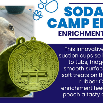Camp Design eMat Enrichment Lick Mat With Suction Cups