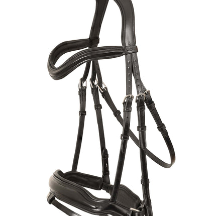 ExionPro 'Leo' Classic Dressage Bridle with Reins