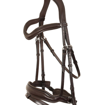 ExionPro 'Leo' Classic Dressage Bridle with Reins
