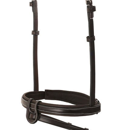 Replacement Noseband of ExionPro Fully Padded Snaffle Bridle with U Shaped Detachable Flash