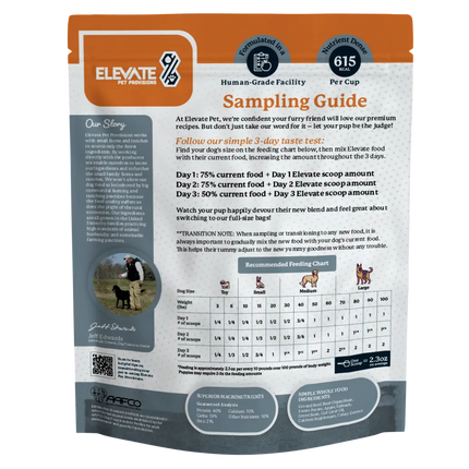 100% Grass-Fed Beef Dog Food Sample Bag