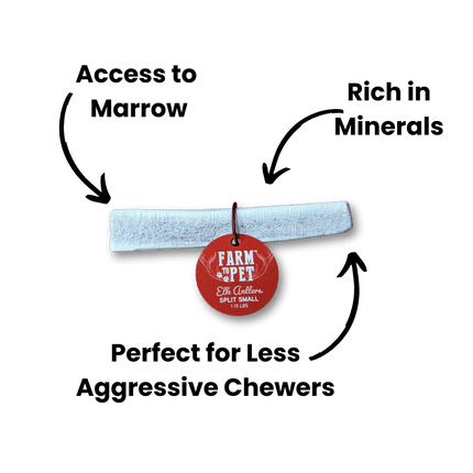 Split Elk Antlers for Dogs | Organic Antler Dog Chews