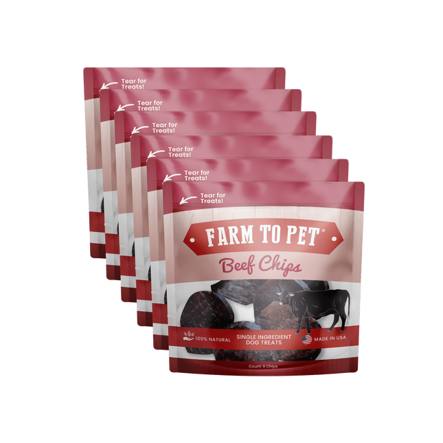 Beef Chips Snack Pack Bundles | Dog Treats for Training and Travel