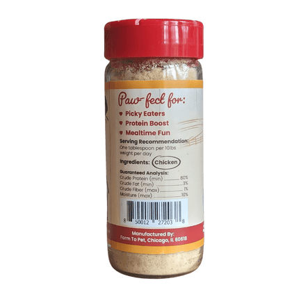 Treat Topper Chicken Dog Food Topper | Healthy Meal Supplement for Dogs