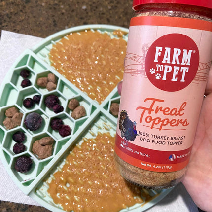 Treat Topper Turkey Dog Food Topper | Healthy Meal Supplement for Dogs