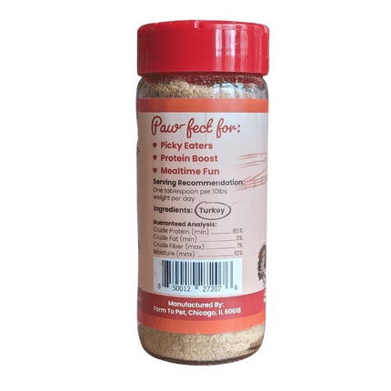 Treat Topper Turkey Dog Food Topper | Healthy Meal Supplement for Dogs