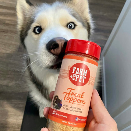 Treat Topper Turkey Dog Food Topper | Healthy Meal Supplement for Dogs
