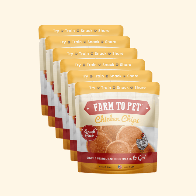 Chicken Chips Snack Pack Bundles | Dog Party Favors and Training Treats