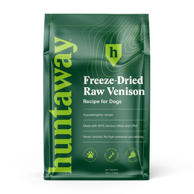 Huntaway Freeze-Dried Raw Venison - Small Box (3 Bags)