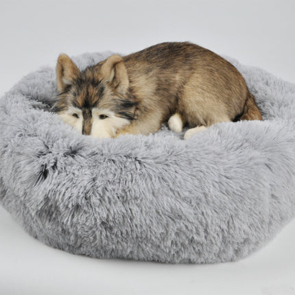 Mr. Peanut's 23" OrthoPlush® Pet Bed - Gray Two Tone