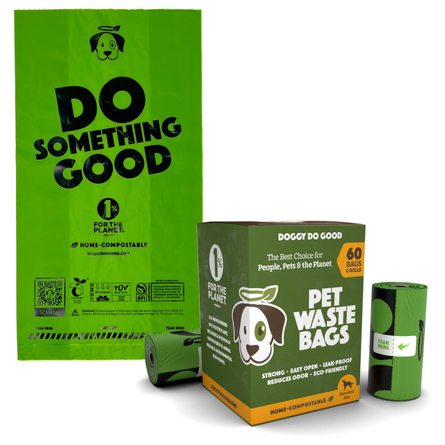 Compostable Pet Waste Bags - 60 Bags
