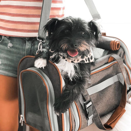 Mr. Peanut's Gold Series Standard Size Airline Compliant Expandable Pet Carrier