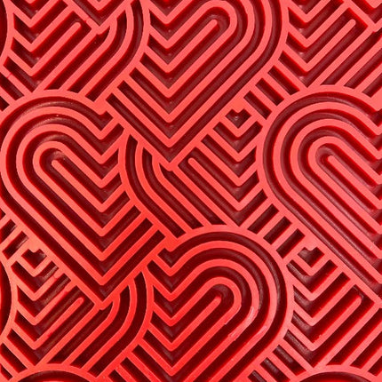 Heart Design "Love" eMat Lick Mat