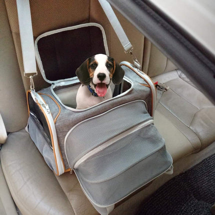 Mr. Peanut's Platinum Series Double Expandable Pet Carrier