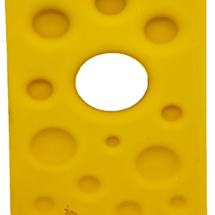Swiss Cheese Wedge eChew Durable Nylon Dog Chew Toy