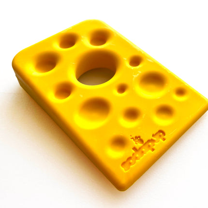 Swiss Cheese Wedge eChew Durable Nylon Dog Chew Toy