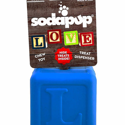 Love Cube eDispenser Durable Rubber Chew Toy & Treat Dispenser